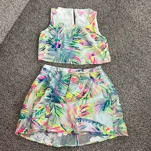 Lilly Pulitzer Tropical Print Dress - Pink, Green, Blue